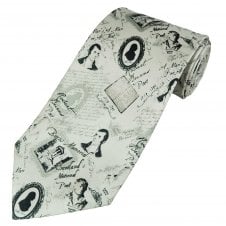 Robert Burns, Burns Night Cream Men's Novelty Silk Tie