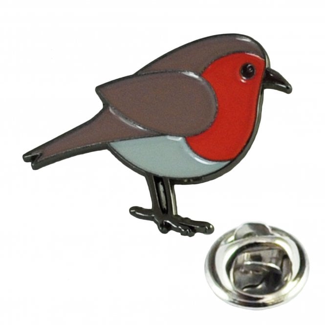Robin Red Breast Bird Lapel Pin Badge