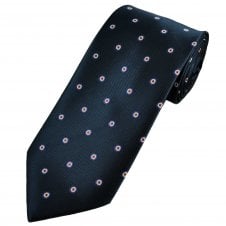 Roundel Navy Blue Men's Tie