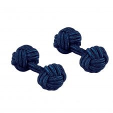 Royal Blue Elastic Knot Cufflinks