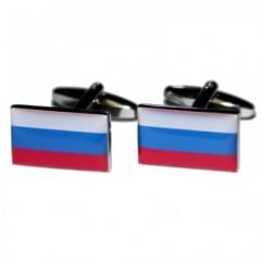 Russia Flag Novelty Cufflinks