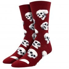 Sacred Skulls Red Luxury Men's Socks