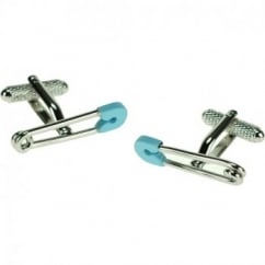 Safety Pin Novelty Cufflinks