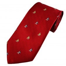 Sailing Boats Yachts Red Men's Novelty Tie