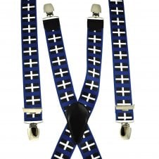 Saint Piran's Flag Of Cornwall Men's Trouser Braces