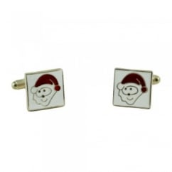Santa Claus Christmas Cufflinks