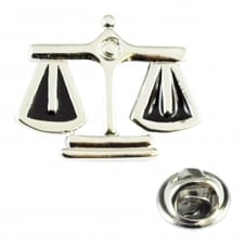 Scales Of Justice Lawyer Lapel Pin Badge