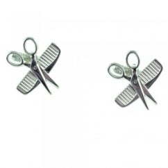 Scissors & Comb Barber Hairdresser Novelty Cufflinks