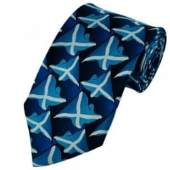 Scotland Flag Silk Tie
