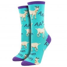 Screaming Goats Blue Luxury Ladies Socks