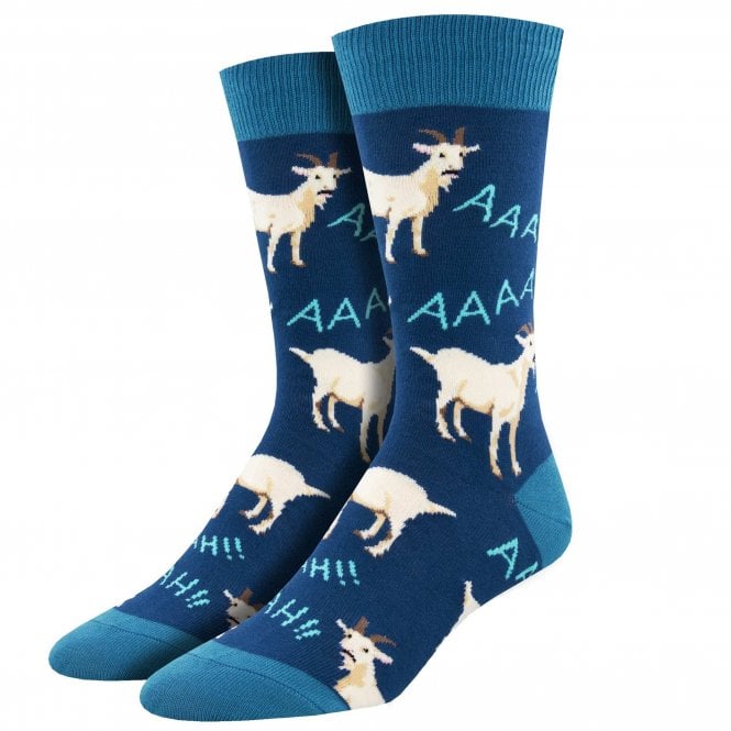 Screaming Goats Blue Luxury Men's Socks