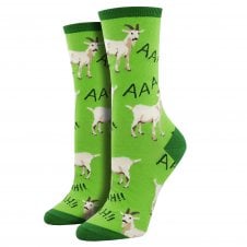 Screaming Goats Green Luxury Ladies Socks