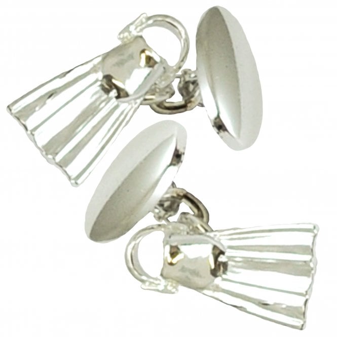 Scuba Diving Flippers Luxury Cufflinks
