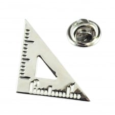 Set Square Lapel Pin Badge