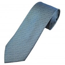 Shades Of Blue Pattern Luxury Silk Men's Tie