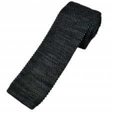 Shades of Grey Knitted Tie