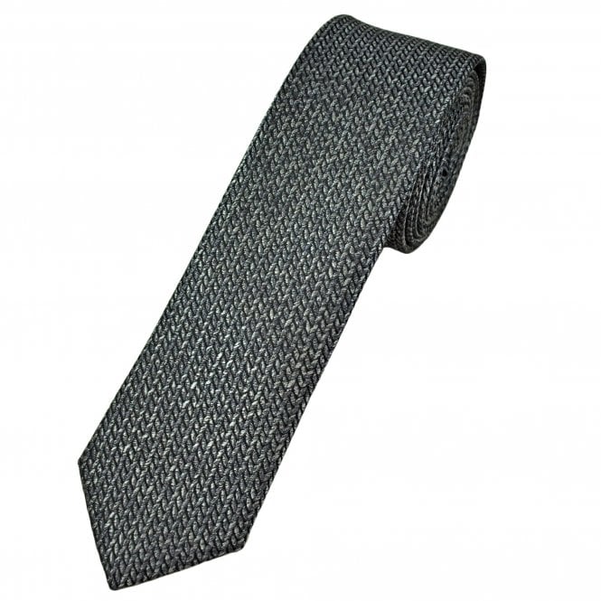 Shades of Grey Men's Luxury Silk Skinny Tie