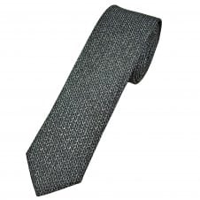 Shades of Grey Men's Luxury Silk Skinny Tie