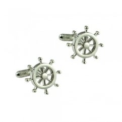 Ship Wheel Novelty Cufflinks
