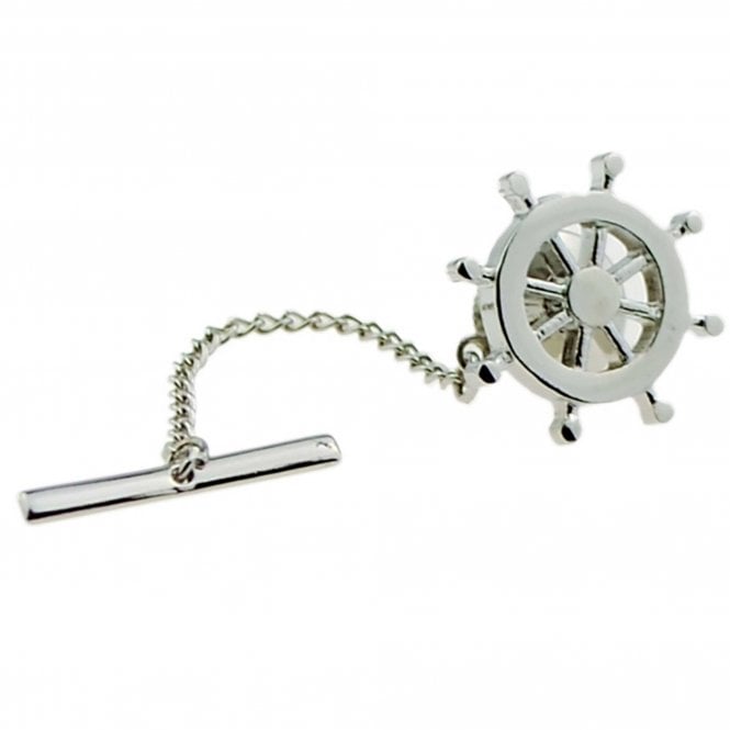Ships Wheel Nautical Sailors Tie Tac