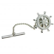 Ships Wheel Nautical Sailors Tie Tac