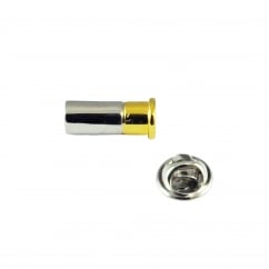 Shotgun Cartridge Lapel Pin Badge
