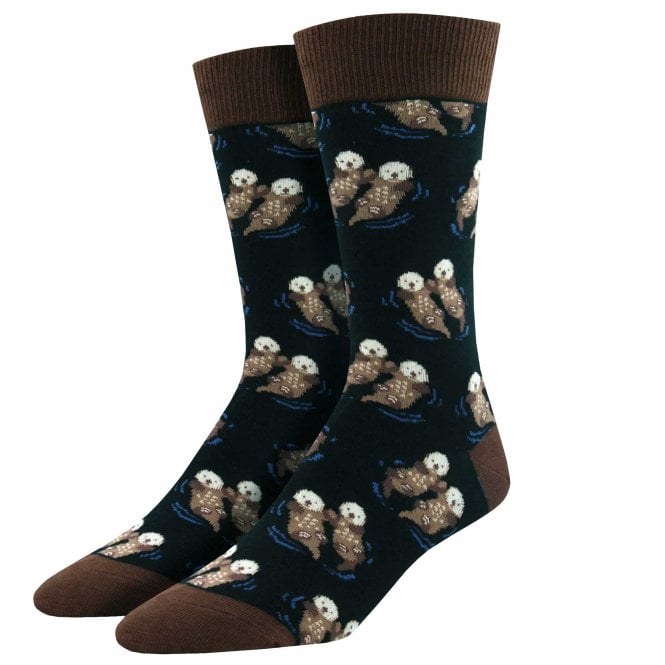 Significant Otter Black Luxury Men's Socks