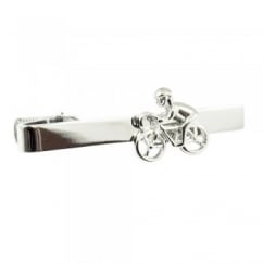 Silver Jersey Cycling Tie Clip