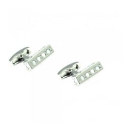 Simon Carter Brogue Mother of Pearl Cufflinks