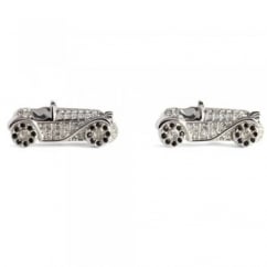 Simon Carter Crystal Car Cufflinks - 25th Anniversary Cufflinks