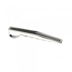 Simon Carter Haematite Arched Tie Slide