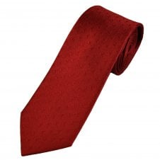 Simon Carter London Red Triangle Pattern 100% Silk Men's Designer Tie