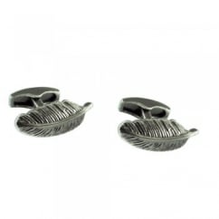 Simon Carter Pursuits Feather Cufflinks