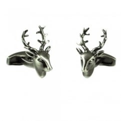 Simon Carter Pursuits Stag Head Cufflinks