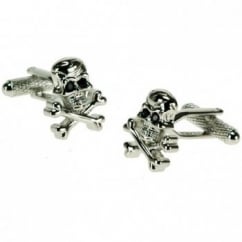 Skull & Crossbones Novelty Cufflinks