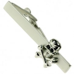 Skull & Crossbones Tie Bar