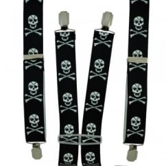 Skull & Crossbones Trouser Braces