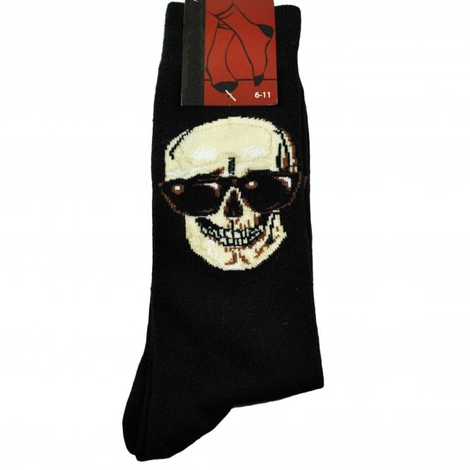 Skull in Sunglasses Men's Novelty Socks