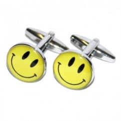 Smiley Face Novelty Cufflinks