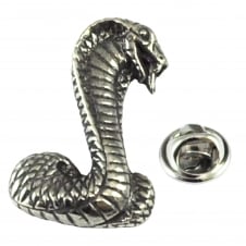 Snake Pewter Lapel Pin Badge