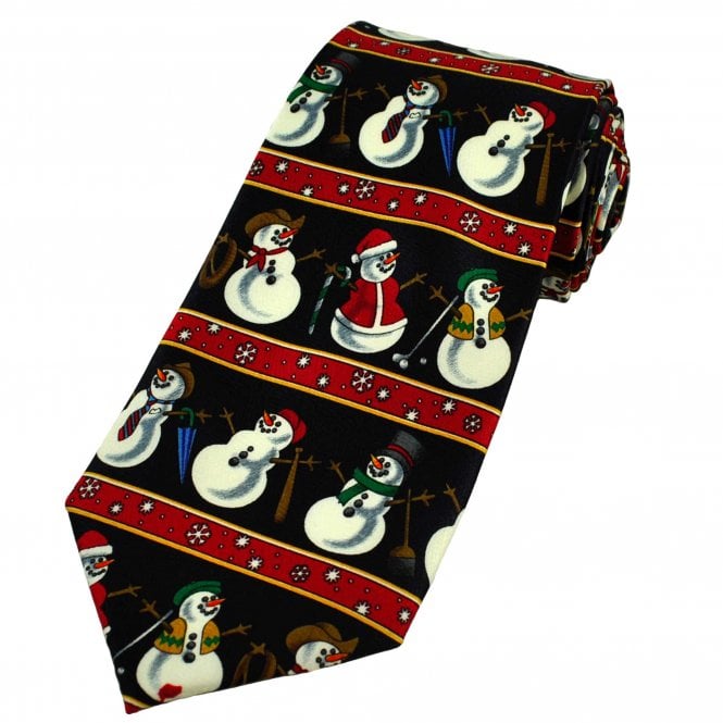 Snowmen Novelty Christmas Tie
