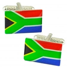 South Africa Flag Novelty Cufflinks