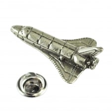Space Shuttle Pewter Lapel Pin Badge