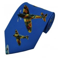 Spitfire Aircraft Luxury Novelty Tie