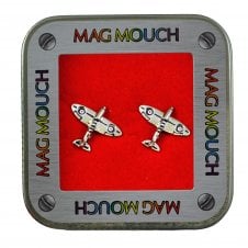 Spitfire Plane Novelty Cufflinks