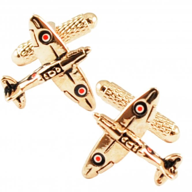 Spitfire Rose Gold Novelty Cufflinks