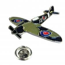 Spitfire War Plane Lapel Pin Badge
