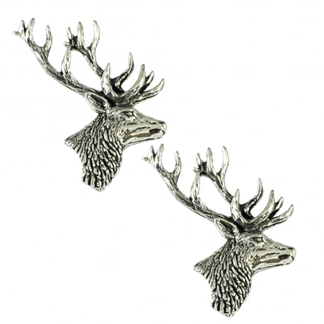 Stag Head English Pewter Cufflinks