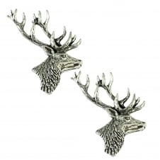 Stag Head English Pewter Cufflinks