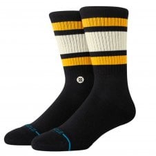 Stance Boyd Black, Ivory & Mustard Stripe Men's Socks